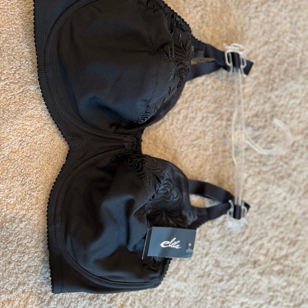 NWT Elila Embroidered Underwire Bra - Picture 9 of 11